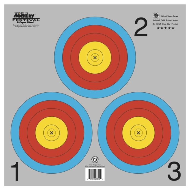 Maple Leaf Press NAA Vegas Target 3-Spot 100 pk. - Maple Leaf Press