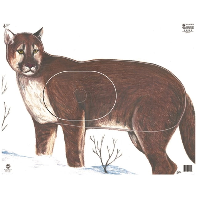 Maple Leaf Press NFAA Animal Faces Group 2 Cougar - Maple Leaf Press