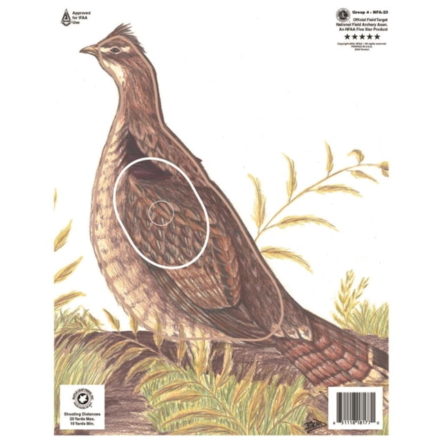 Maple Leaf Press NFAA Animal Faces Group 4 Grouse - Maple Leaf Press