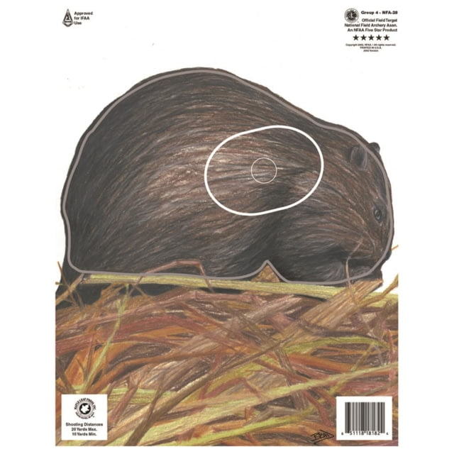 Maple Leaf Press NFAA Animal Faces Group 4 Muskrat - Maple Leaf Press