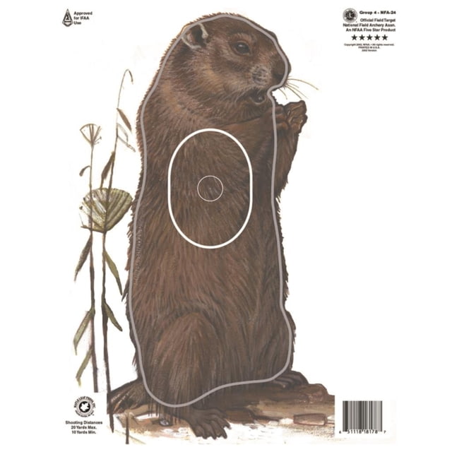 Maple Leaf Press NFAA Animal Faces Group 4 Woodchuck - Maple Leaf Press