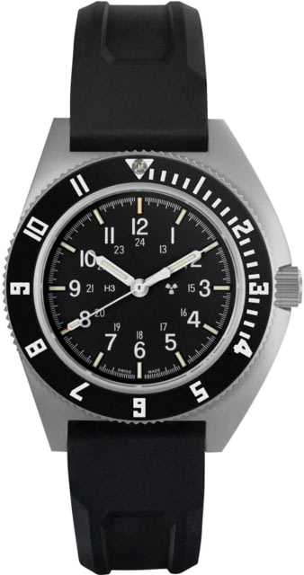 Marathon Sterile Steel Navigator Automatic Unisex Watches 41 mm Sapphire 3-Piece Rubber Strap Kit Black