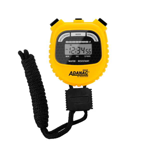 Marathon Adanac 3000 Digital Stopwatch Timer Yellow