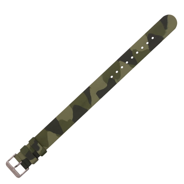 Marathon Camouflage Rubber Watch Strap 20mm Green