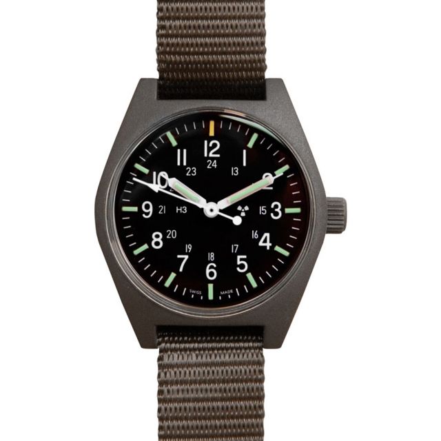 Marathon General Purpose Quartz Wristwatch w/Tritium GPQ Sage Green