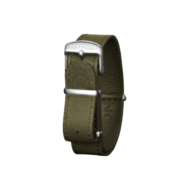 Marathon DEFSTAN Leather Watch Strap 18mm Olive Green