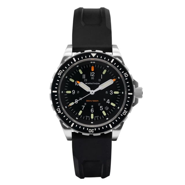 Marathon DEMO Marathon Search and Rescue Jumbo Divers Wristwatch w/Maraglo JSAR Black - $1259.00 at Optics Planet