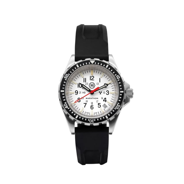 Marathon Search and Rescue Medium Divers Quartz Wristwatch Black/White Dial