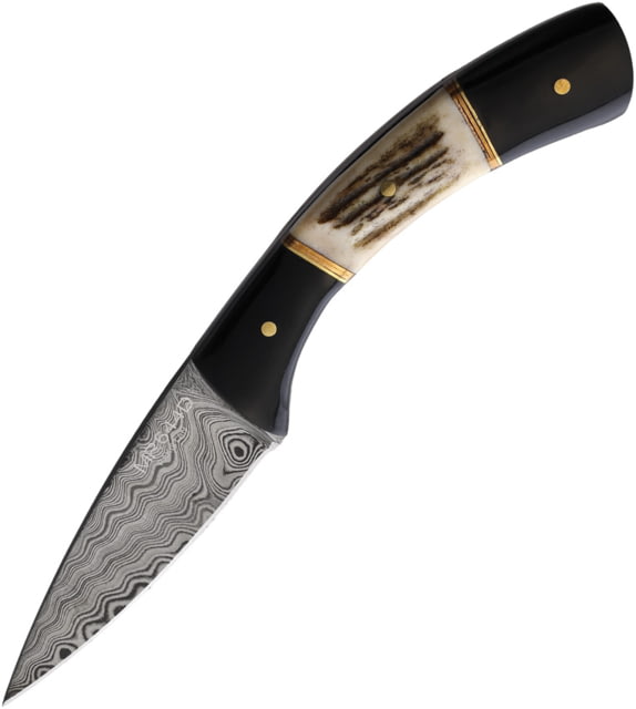 Marbles Fixed Blade Stag Damascus - Marbles
