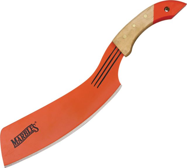 Marbles Parang Fixed Blade Knife 13.75in Carbon Steel Natural Wood Handle MR PAR20 - Marbles