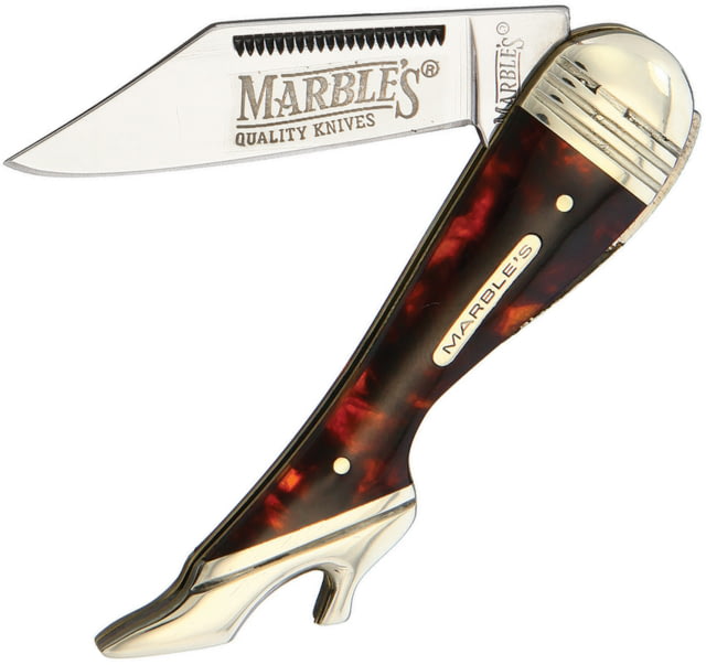 Marbles Small Leg Knife Tortoise Mirror finish stainless clip blade Imitation tortoise shell handle KB114 MR208 - Marbles