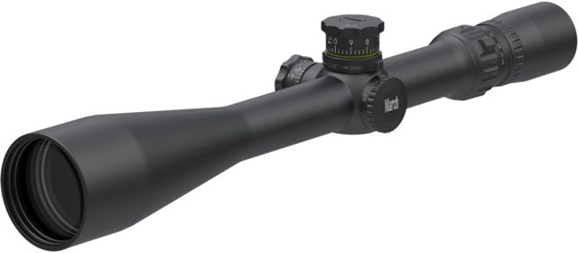March Scopes Tactical Turret 10-60x52mm Rifle Scope 30mm Tube Second Focal Plane MTR-2 Reticle Black D60V52TMMTR-2 Reticle - March Scopes