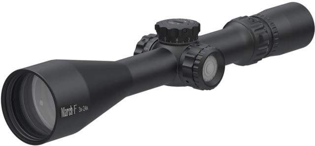 March Scopes 3-24x52mm Tactical Turret Rifle Scopes 30mm Tube First Focal Plane FML-1 Reticle Black DE0474 - March Scopes