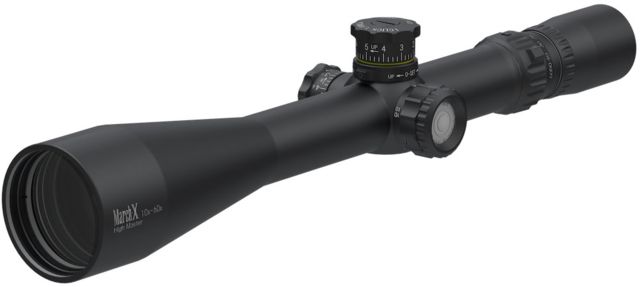 March Scopes Tactical Turret High Master Illuminated 10-60x56mm Rifle Scopes 34mm Tube Second Focal Plane MTR-1 Reticle Black D60HV56TIMTR-1 Reticle - March Scopes