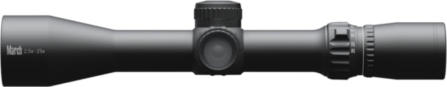 March Scopes Normal Turret 2.5-25x42mm 30mm Tube Second Focal Plane FD-2 Reticle Black D25V42IMLFD-2 Reticle