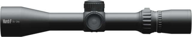 March Scopes Normal Turrets 3-24x42mm Rifle Scope 30mm Tube First Focal Plane FML-TR1H Reticle MIL Black D24V42FIMLNFML-TR1H Reticle - March Scopes