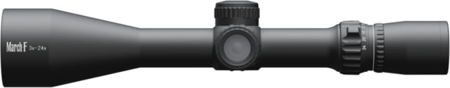 March Scopes Normal Turrets 3-24x52mm Rifle Scope 30mm Tube First Focal Plane FML Reticle MIL Black D24V52FIMLNFML Reticle - March Scopes