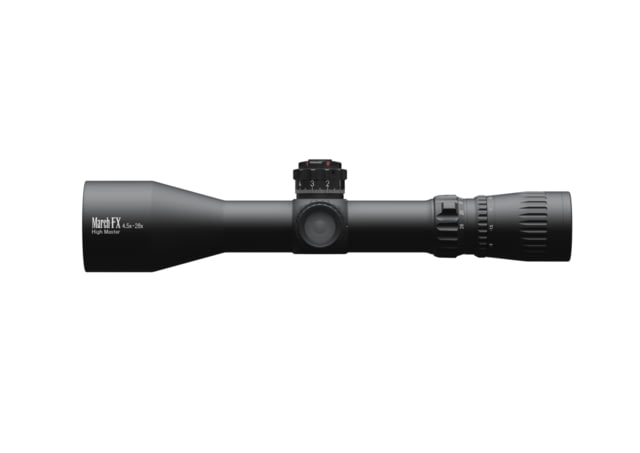 March Scopes Wide Angle 4.5-28x52mm Rifle Scope With Lockable Shuriken Turrets 34mm Tube First Focal Plane FML-PDKI Reticle Black D28HV52WFIMLXPDKI - MARCH Scopes