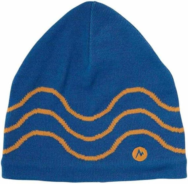 Marmot 50th Anniversary Beanie Hat - Men's Trail Blue/Golden Sun One Size