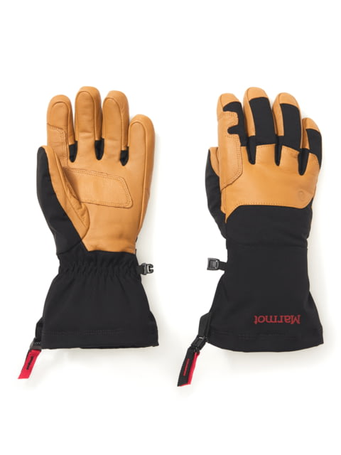 Marmot Exum Guide Gloves Black/Tan Small - Marmot
