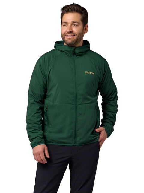 Marmot Marmot Aerothermal Hoody - Men's Pine Forest Extra Large - $119.99 at Optics Planet