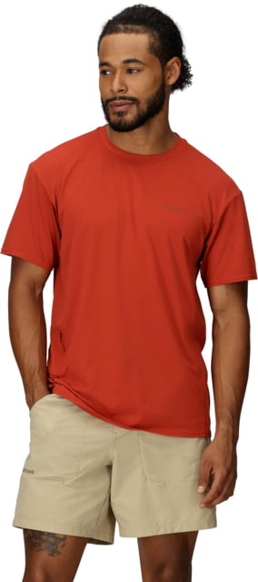 Marmot AirExchange SolarShield Crew SS - Men's Sumac M