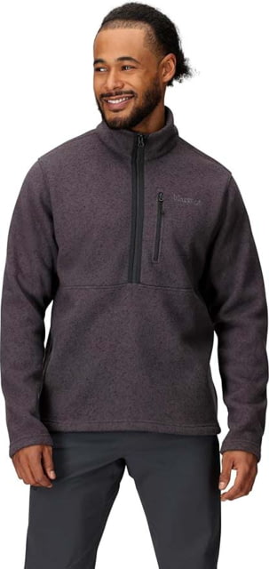 Marmot Marmot Drop Line 1/2 Zip - Men's Black Heather Medium - $95.00 at Optics Planet