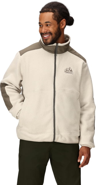 Marmot Wanderer High Pile Fleece Jacket - Men's Birch Bark Small