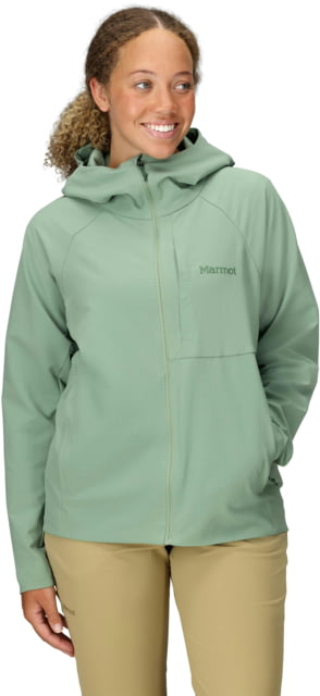 Marmot Pinnacle DriClme Hoody - Women's Agate Green L