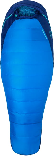 Marmot Trestles 15 Sleeping Bag Synthetic - Womens Regular Left French Blue/Harbor Blue