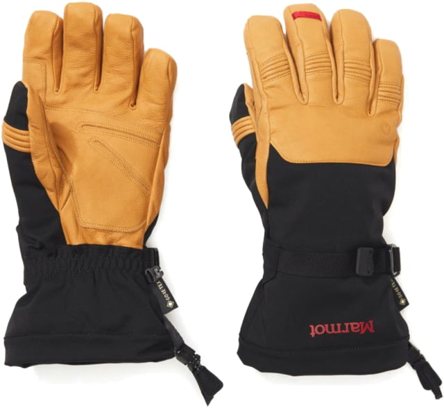 Marmot Ultimate Ski GORE TEX Glove - Men's Black/Tan 2XL - Marmot