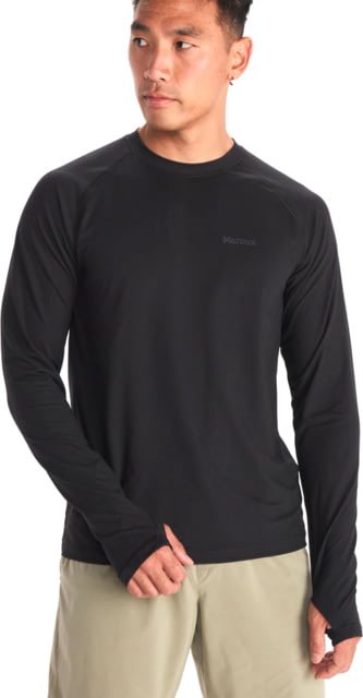 Marmot Marmot Windridge Long Sleeve T-Shirt - Men's Black Small - $49.00 at Optics Planet