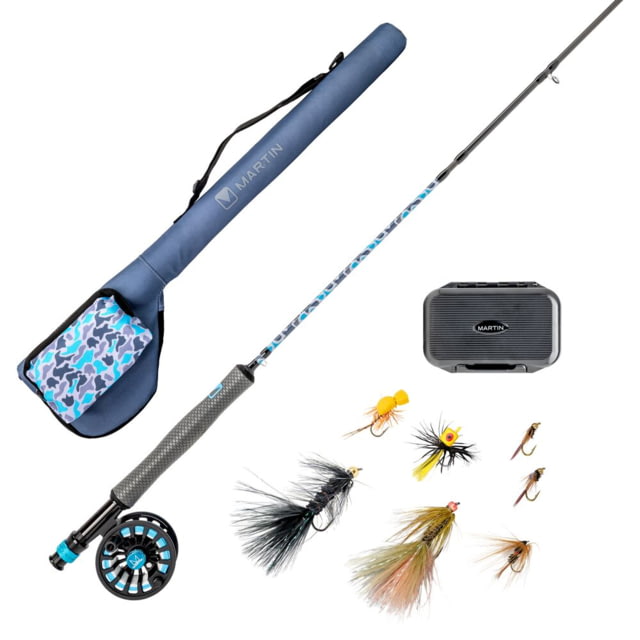 Martin Martin X84 Fly Kit 8ft 6in 5wt 4 Pieces Black/Blue