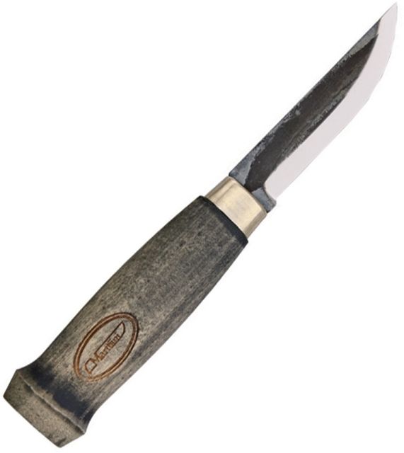 Marttiini Black Lumberjack Textured black stained birch handle Knife MN - Marttiini