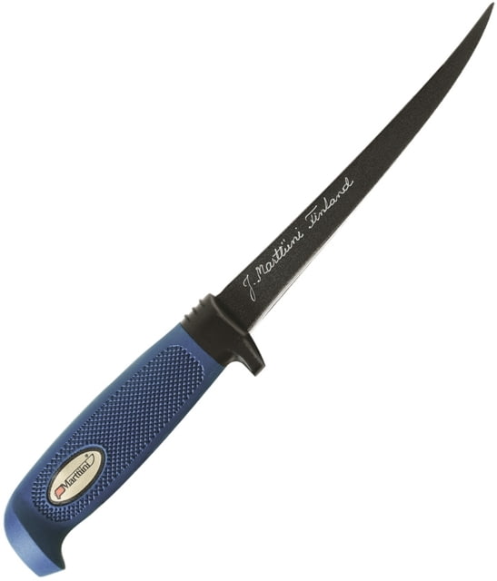Marttiini Martef Fillet Leather Sheath Blue - Marttiini