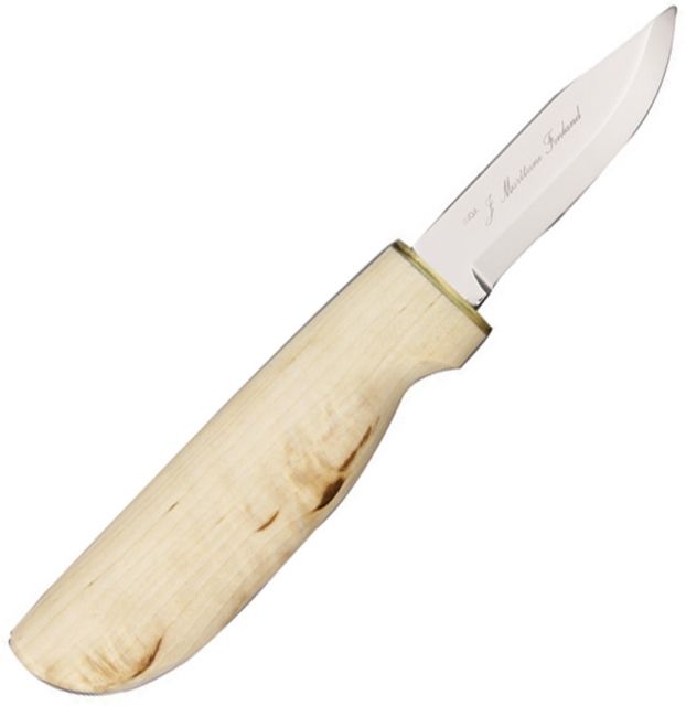 Marttiini New Handy Waxed curly birch handle Knife MN - Marttiini