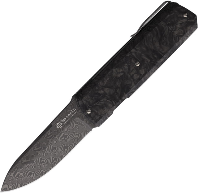 Maserin Silver Damascus Linerlock MAS410DN - Maserin