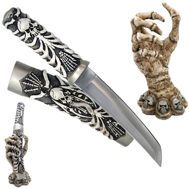 Master Cutlery Fixed Blade 12.75in Stainless Steel Blade Handle - Master Cutlery
