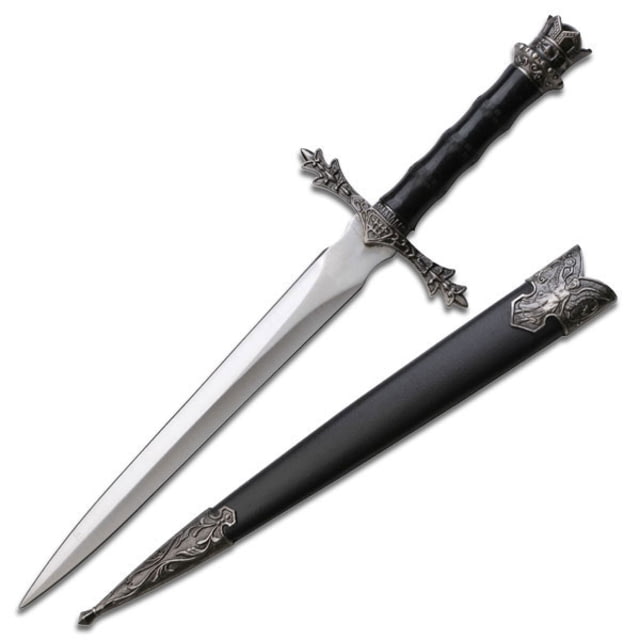 Master Cutlery Fixed Blade 13.5in Stainless Steel Blade Cast Metal Furnishings On Handle - Master Cutlery
