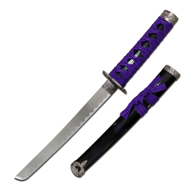 Master Cutlery Fixed Blade 21in Carbon Steel Blade Purple Cord Wrap Handle - Master Cutlery