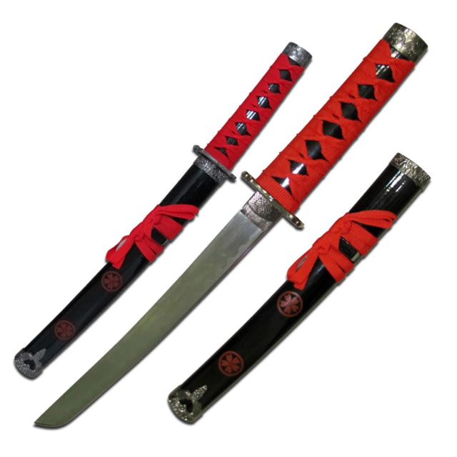 Master Cutlery Fixed Blade 21in Carbon Steel Blade Red Cord Wrap Handle - Master Cutlery