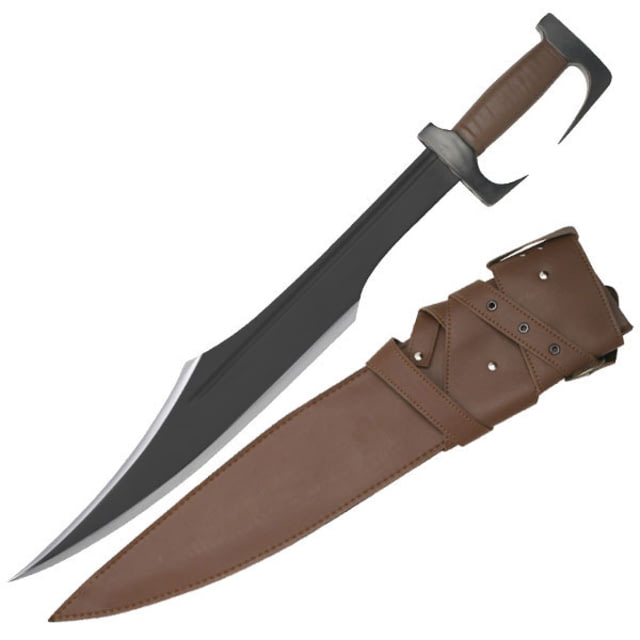 Master Cutlery Fixed Blade 28.8in Stainless Steel Blade Leather Wrapped Handle - Master Cutlery
