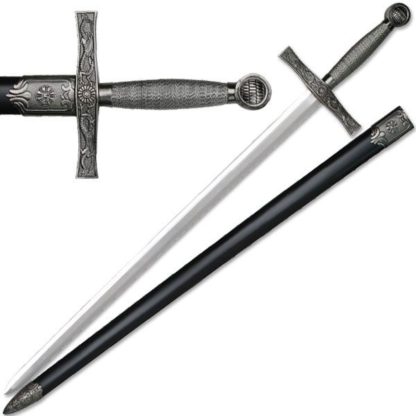 Master Cutlery Fixed Blade 39in Stainless Steel Blade Metal Wire Wrapped Handle - Master Cutlery