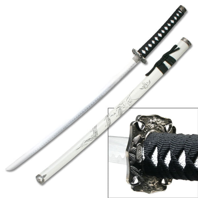 Master Cutlery Fixed Blade 40in Stainless Steel Blade Black Cord Wrapped Handle - Master Cutlery