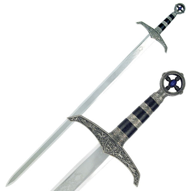 Master Cutlery Fixed Blade 41.5in Stainless Steel Blade Cast Metal Furnishings On Handle - Master Cutlery
