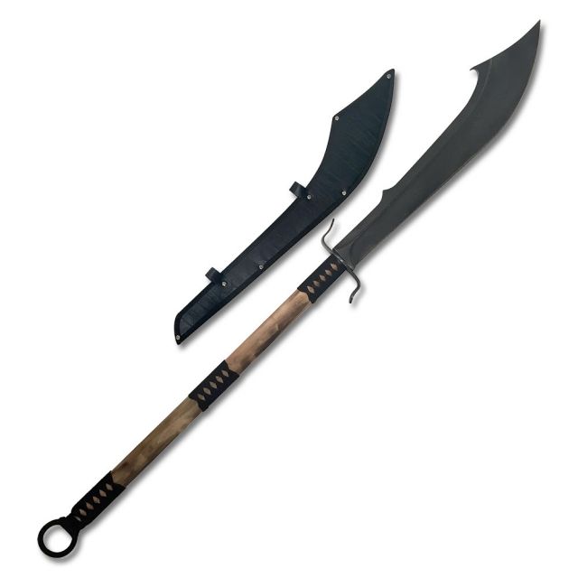 Master Cutlery Fixed Blade in High Carbon Steel Blade Wood Handle - Master Cutlery