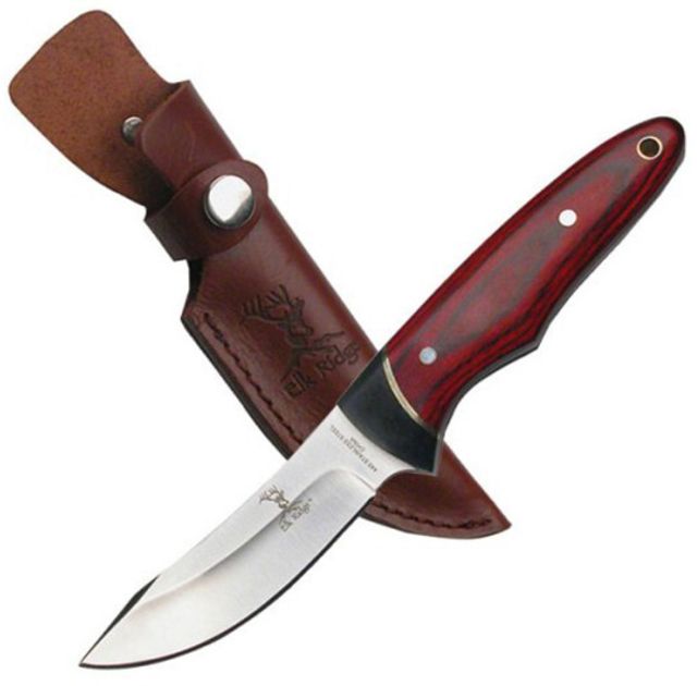 Master Cutlery Fixed Blade Pakkawood Handle Leather Sheath MC - Master Cutlery