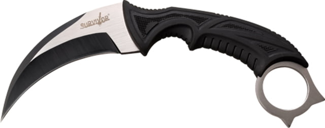 Survivor 4in Fixed Blade Knife Stainless Steel Hawkbill - Survivor