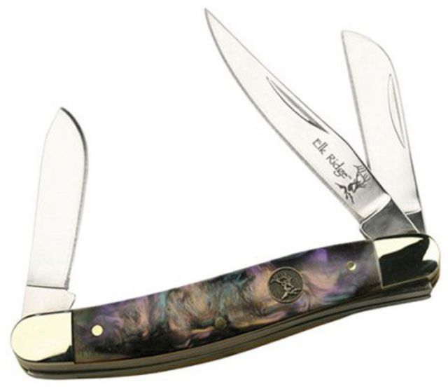 Master Cutlery Stockman Simulated Abalone Handle 3 Blades MC - Master Cutlery