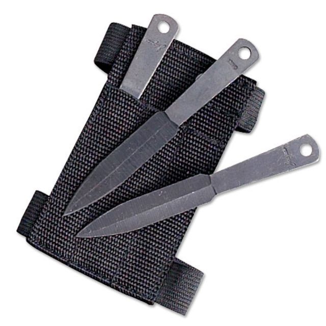 Master Cutlery Tactical 4.75in Stainless Steel Blade Black Stainless Steel Handle - Master Cutlery